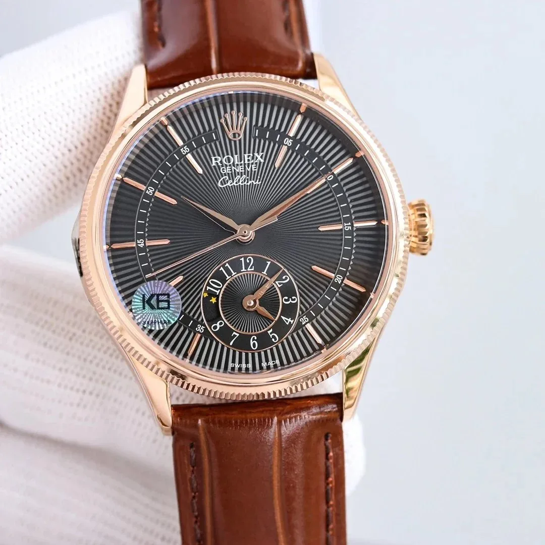 Rolex Cellini Leather Strap Watch — photo 4
