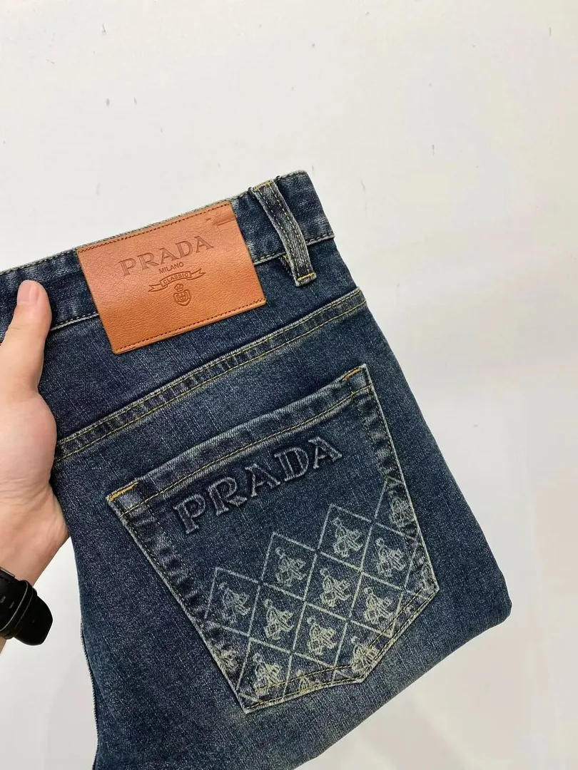 Prada Jacquard Pocket Jeans