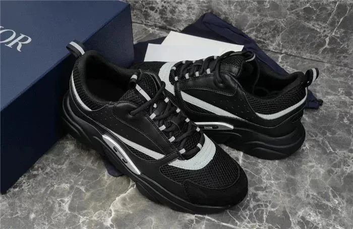 Dior B22 Navy White Low-Tops — Photo 5