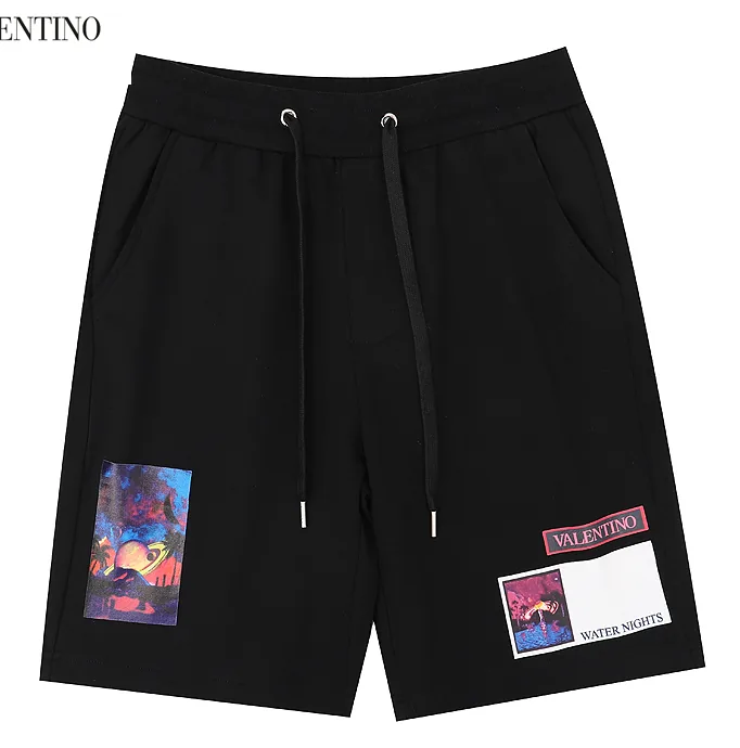 Valentino Rome Crest Logo Sweat Shorts — QC