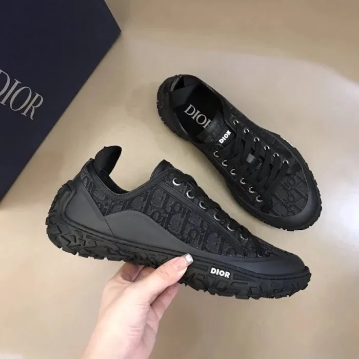 Dior Brown B-28 High-Top Sneakers — photo 2