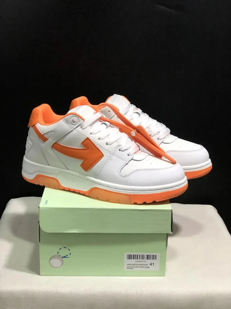 Off-White Out Of Office White Color-Block Platform Sneakers — Photo 6