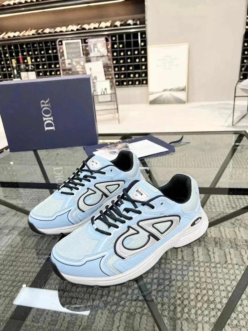 Dior B30 Grey Lace-Up Trainers — Photo 7