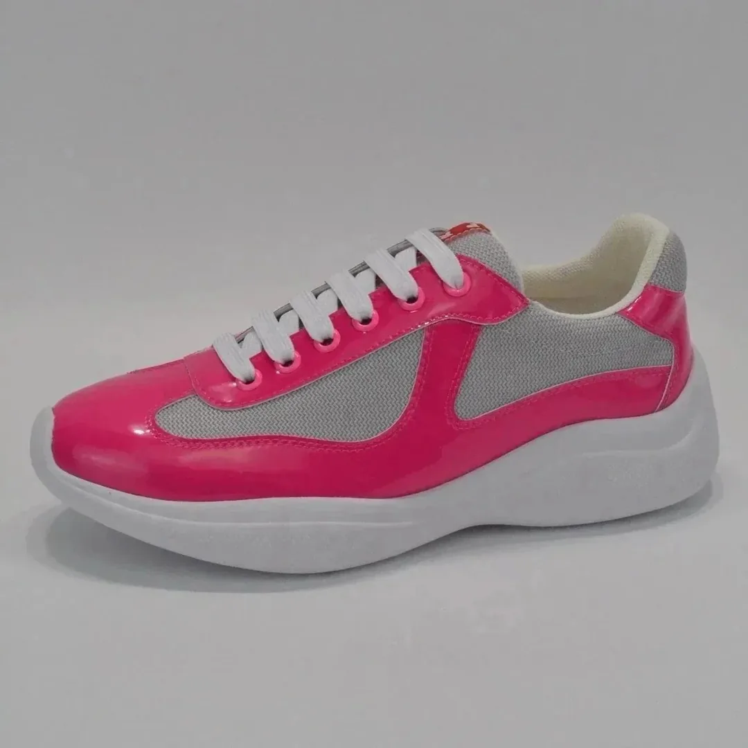 Prada America's Cup Pink Black Runners — Photo 3