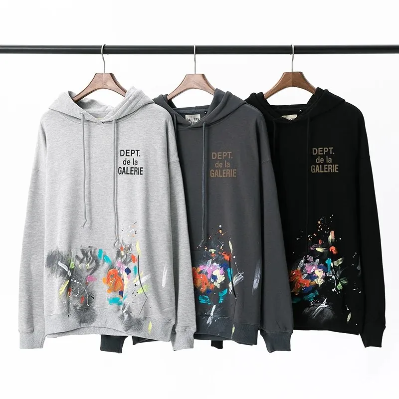 Print Hooded Hoodie — Photo 2
