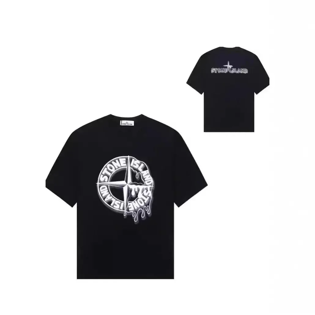 Stone Island Compass Print T-Shirt — Photo 2