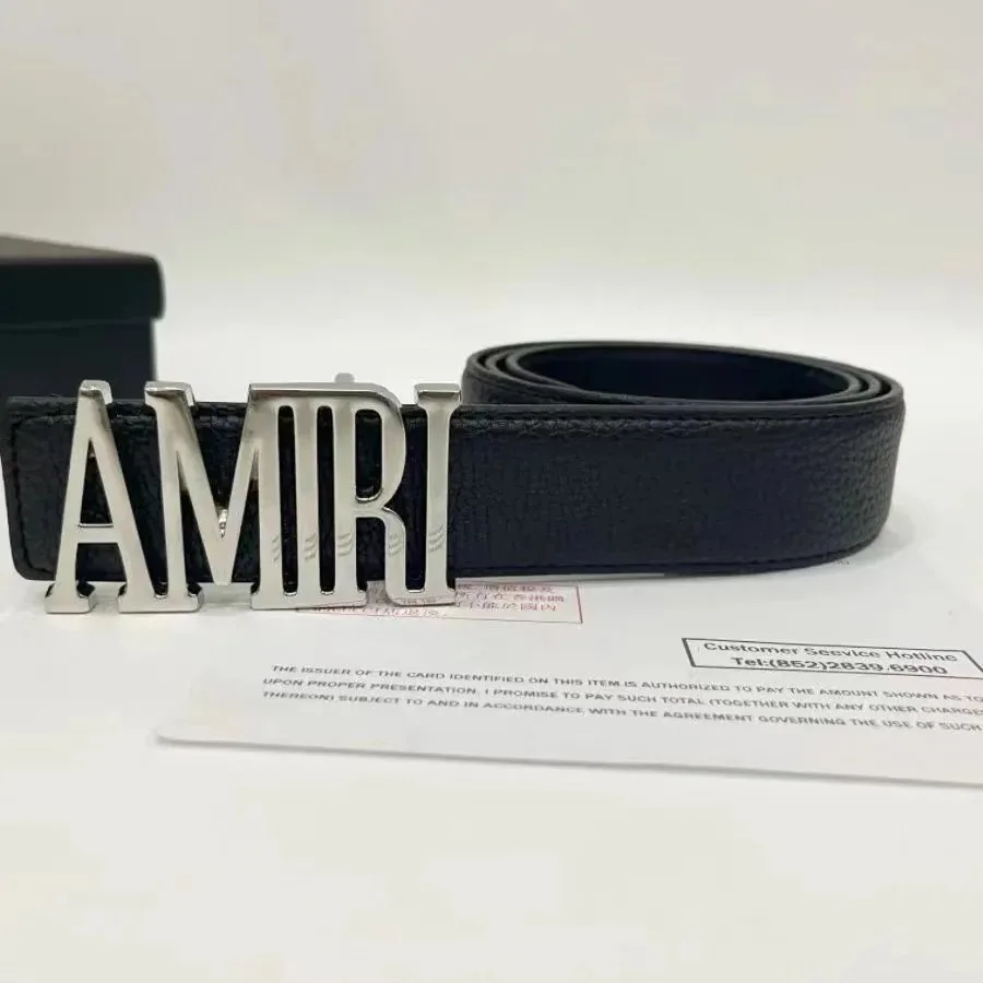 Amiri Leather Belt — QC