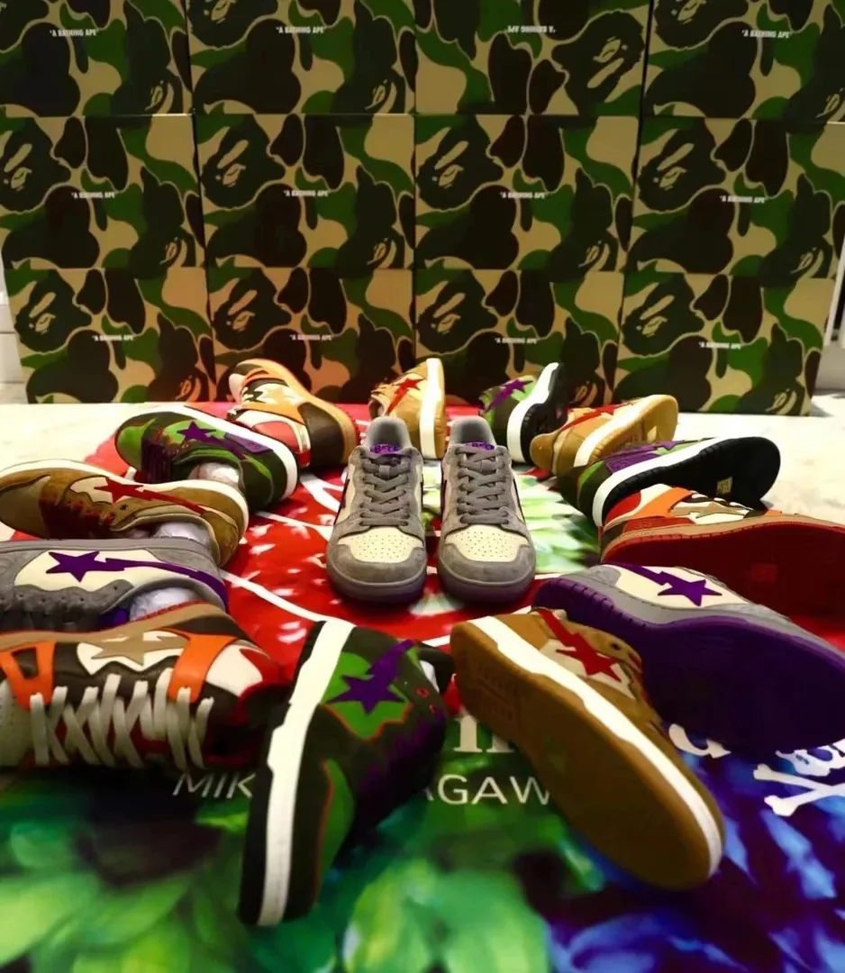 Bape Sta Low-Top Sneakers — photo 10