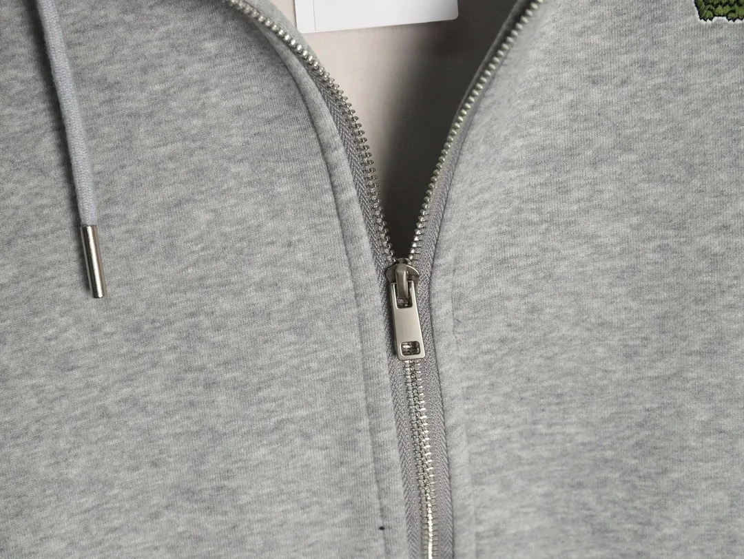 Embroidered Fleece Zip Jacket — QC