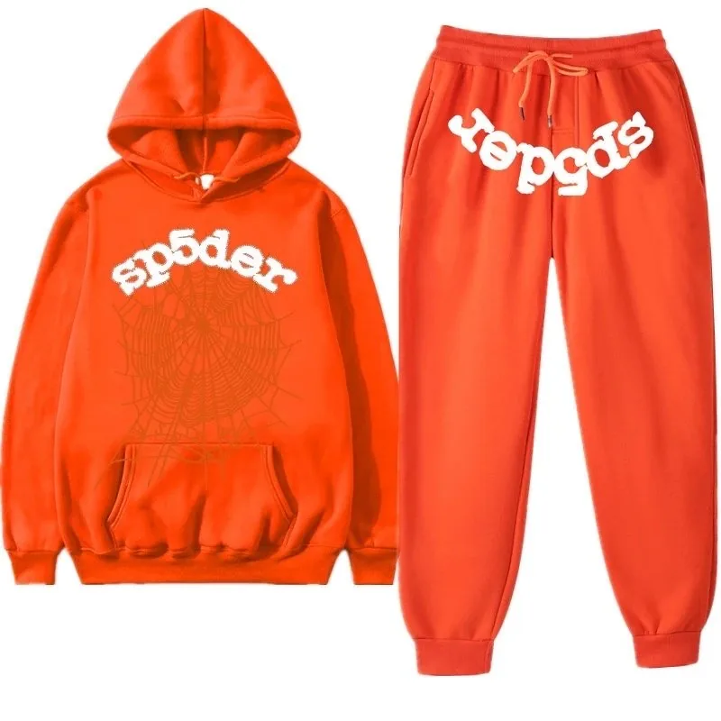 Sp5der Print Hoodie Set — Photo 15