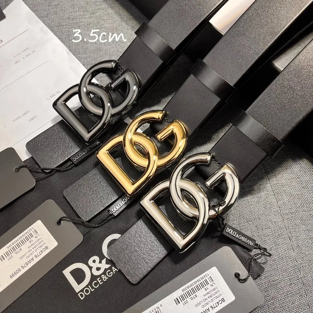 Dolce & Gabbana Saddle Leather Belt 3.5cm — photo 3