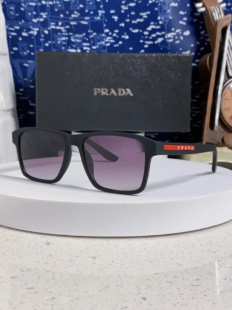 Prada Linea Rossa Rectangular Sunglasses — QC