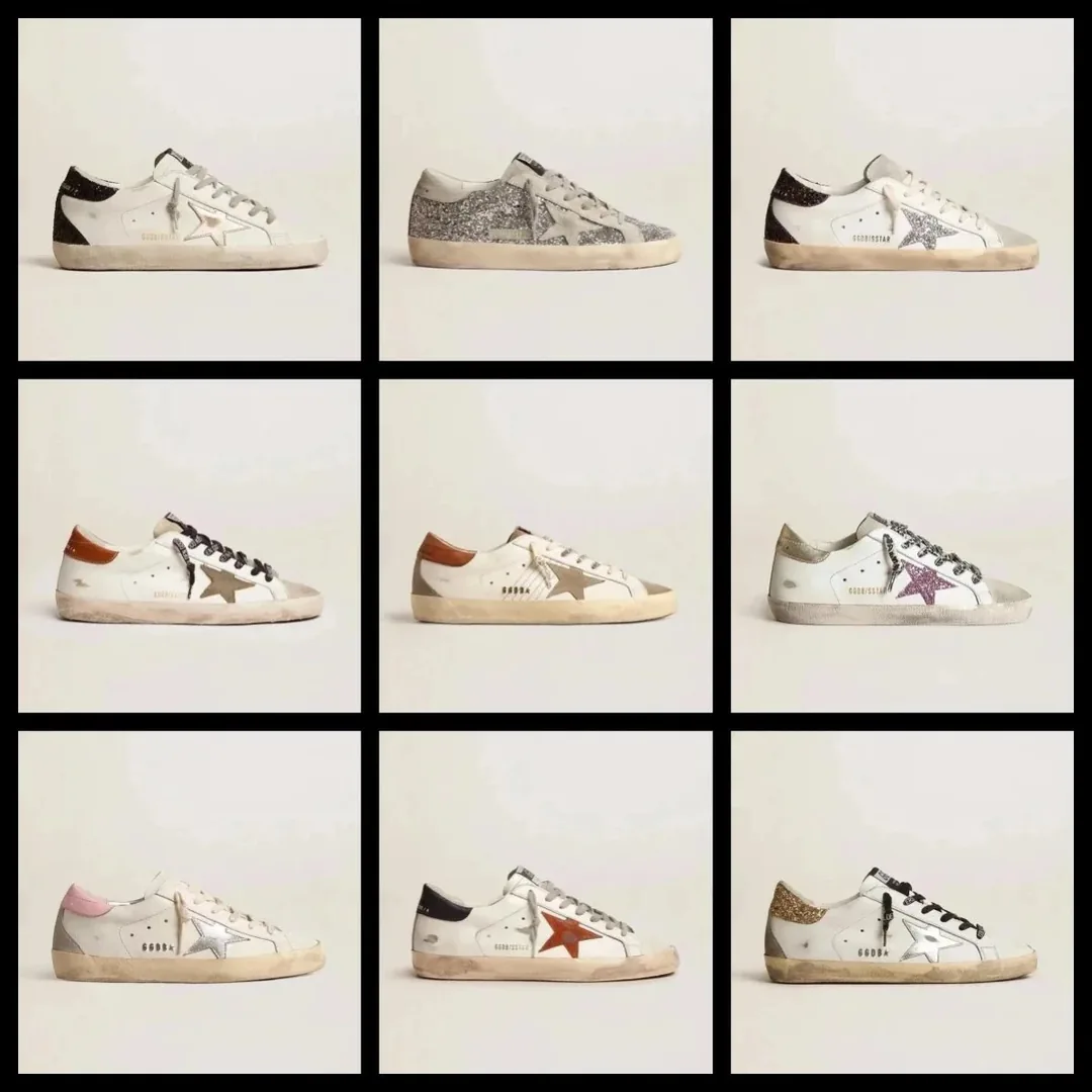 Golden Goose Super-Star Custom Lace-Up Skate Shoes