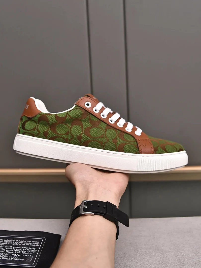 Coach Low-Top Lace-Up Sneakers — Photo 11