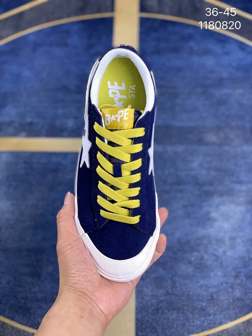 Bape Sta Green Suede Low-Tops — Photo 6
