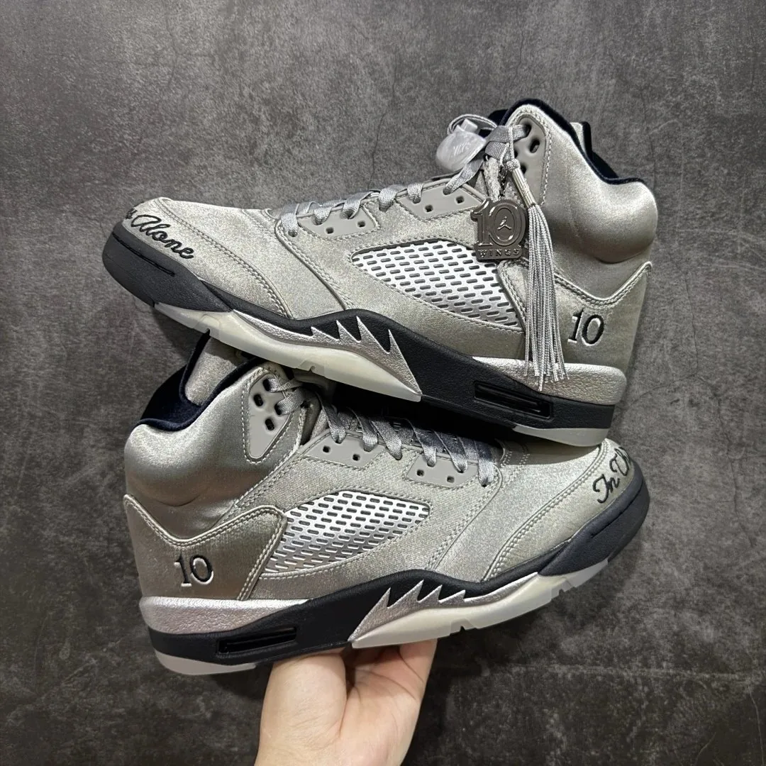 Air Jordan 5 Black White — QC