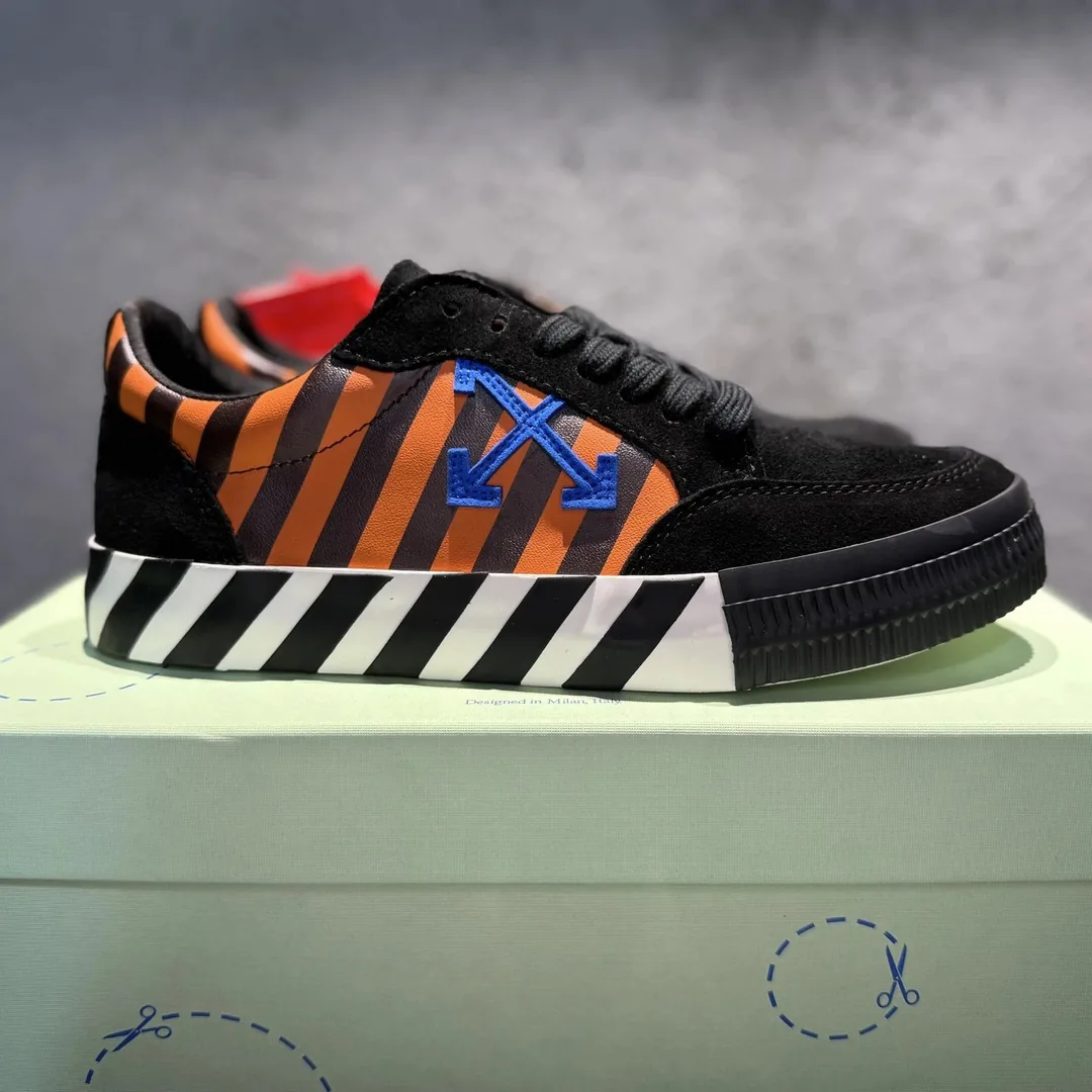 Off-White Vulc Low White Green Vulcanized Tops — Photo 12