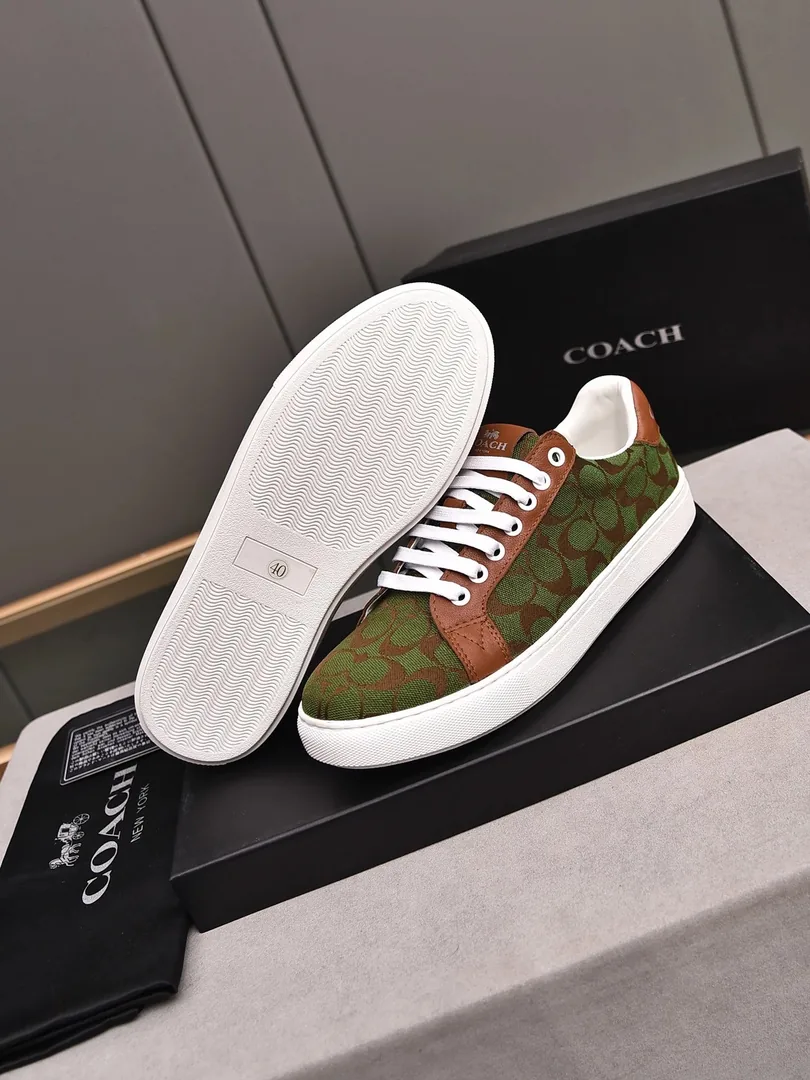 Coach Low-Top Lace-Up Sneakers — Photo 13