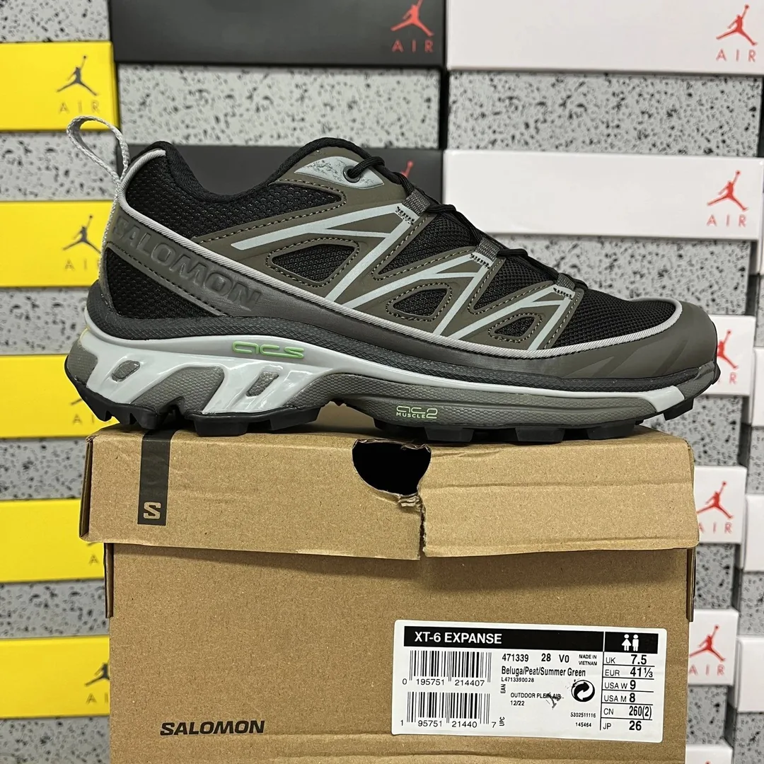 Salomon XT-6 Grey Outdoor Mountain Trail Runners — Photo 8