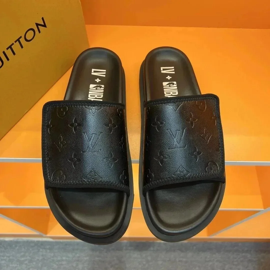 Leather Slides — QC