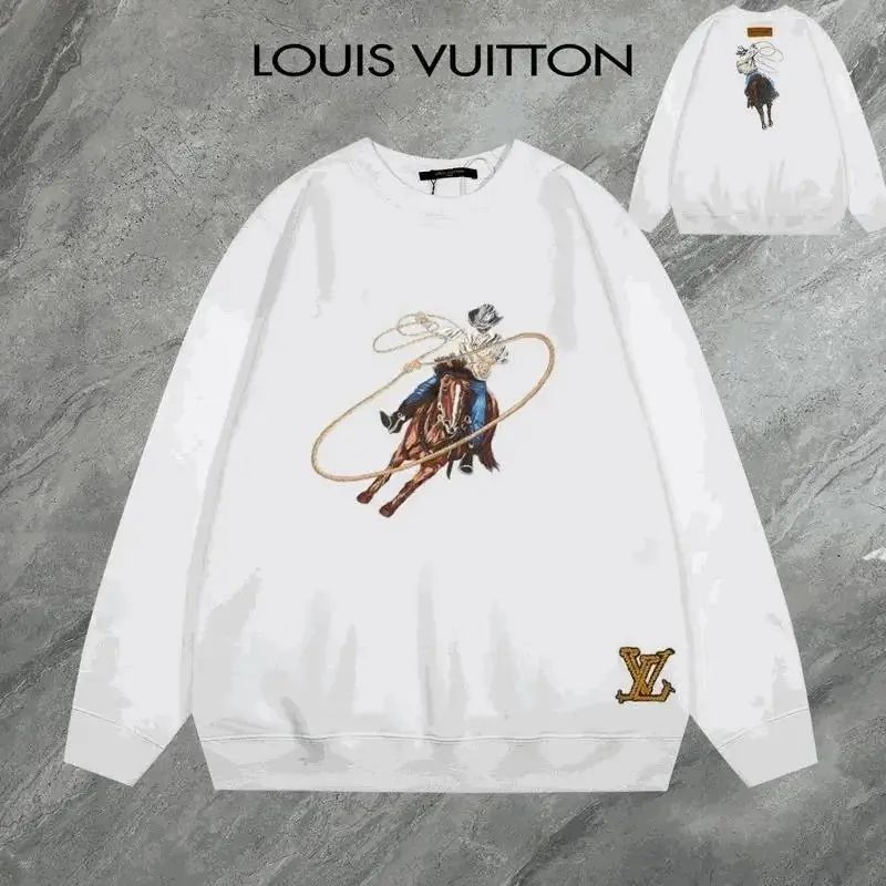 Louis Vuitton Cowboy Print Crewneck Sweatshirt