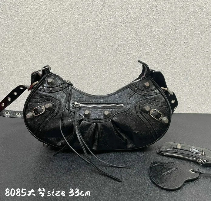 Balenciaga Waxed Leather Handbag