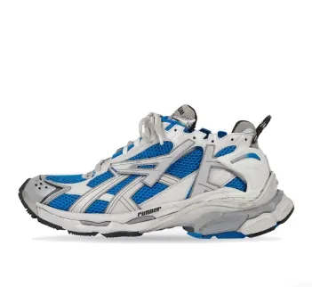Balenciaga Runner Navy Trainers — photo 5