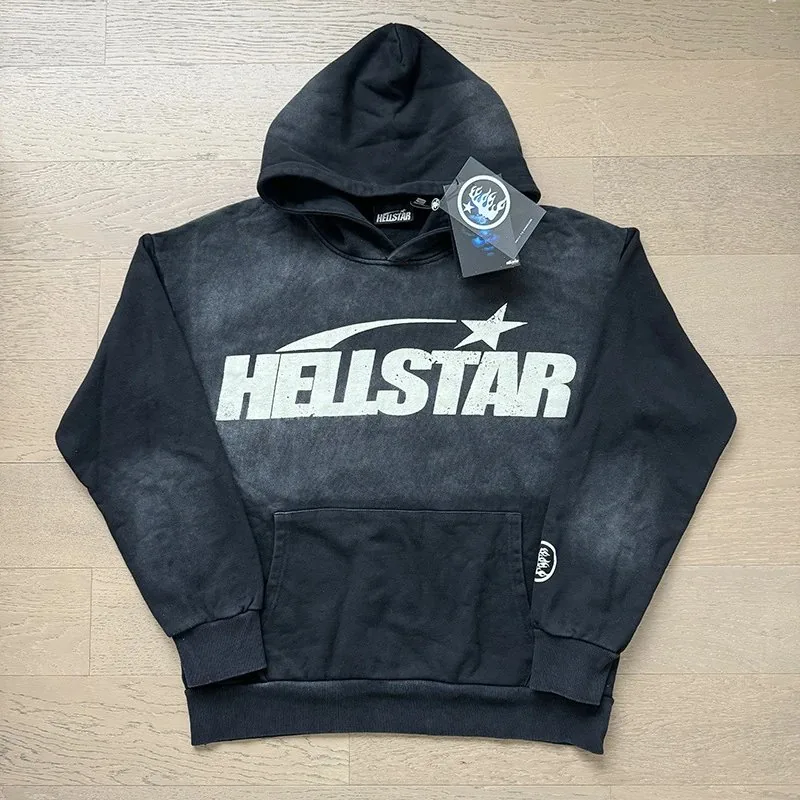 Washed Distressed Hoodie — Photo 3