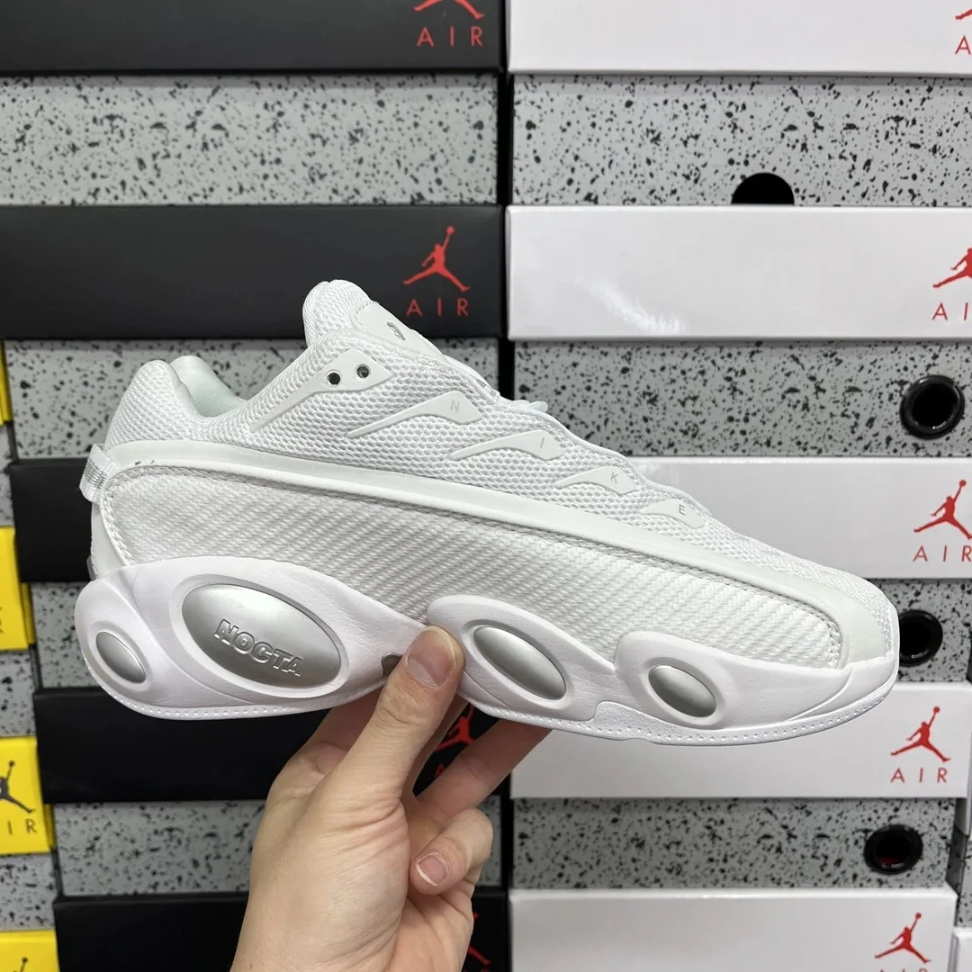 Nike White Grey Glide Basketball Shoes — QC