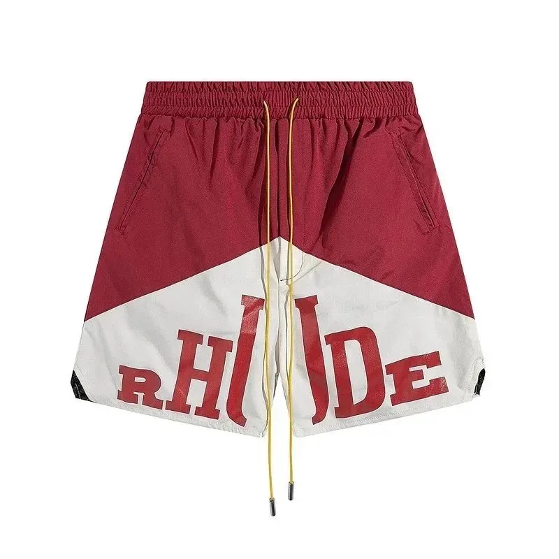 Colorblock Letter Mesh Shorts — QC