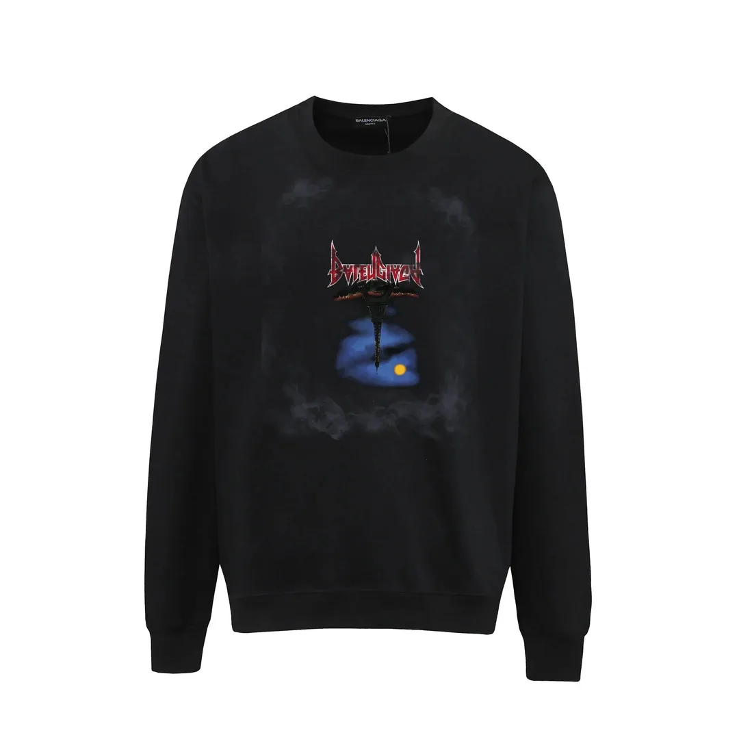 Letter Print Crewneck Sweatshirt — photo 11