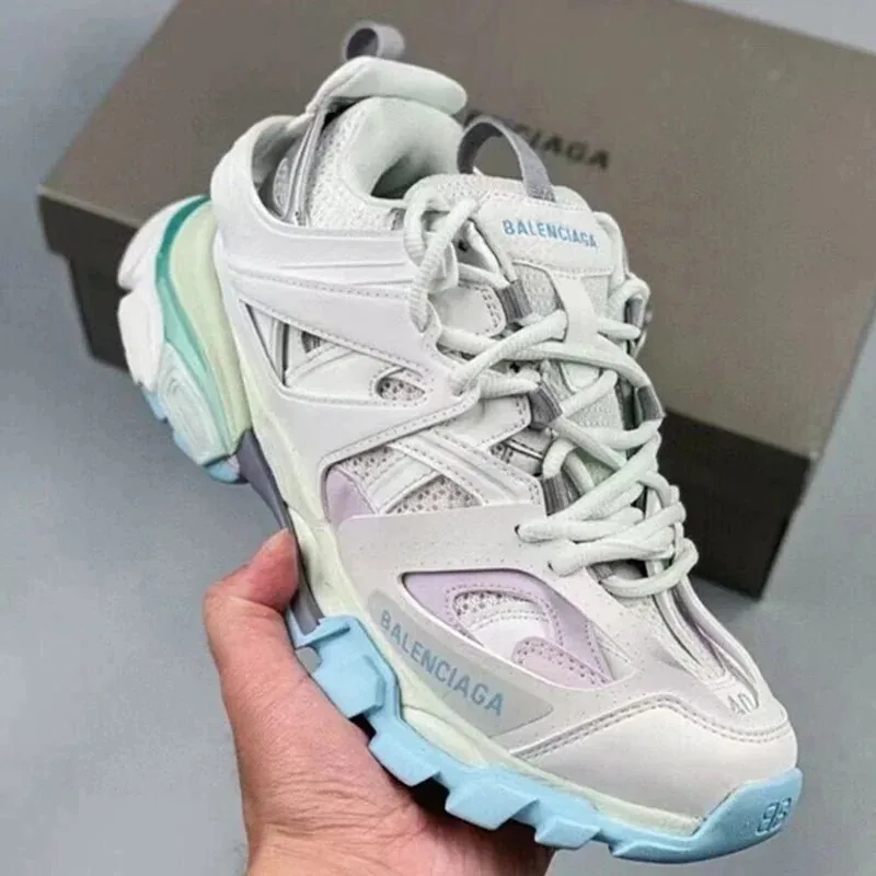 Balenciaga Track Grey Retro Dad Shoes — Photo 13
