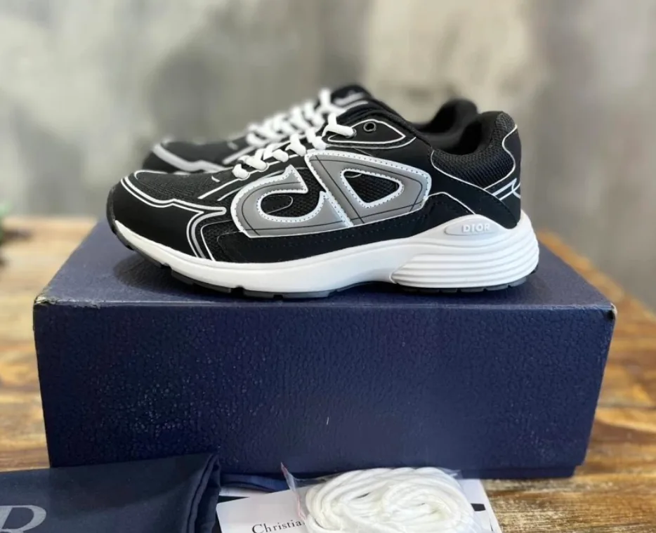 Dior B30 Navy Sneakers — Photo 7