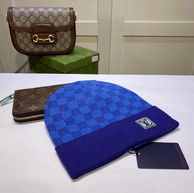 Gucci GG Monogram Knit Beanie Collection — QC