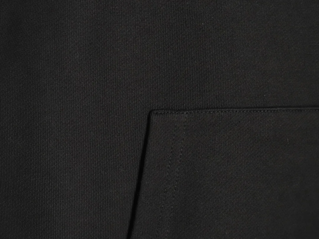 Embroidered Double-Yarn Hoodie — Photo 6