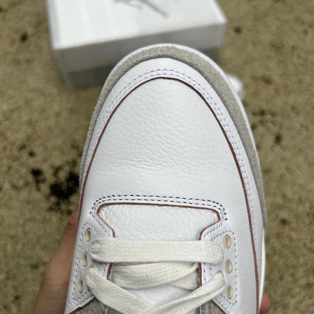 Air Jordan 3 Cream White Grey — Photo 7