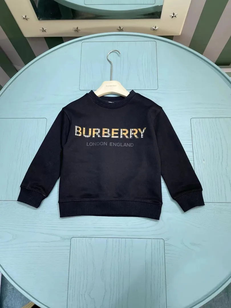 Plaid Embroidered Kids Sweatshirt — Photo 8
