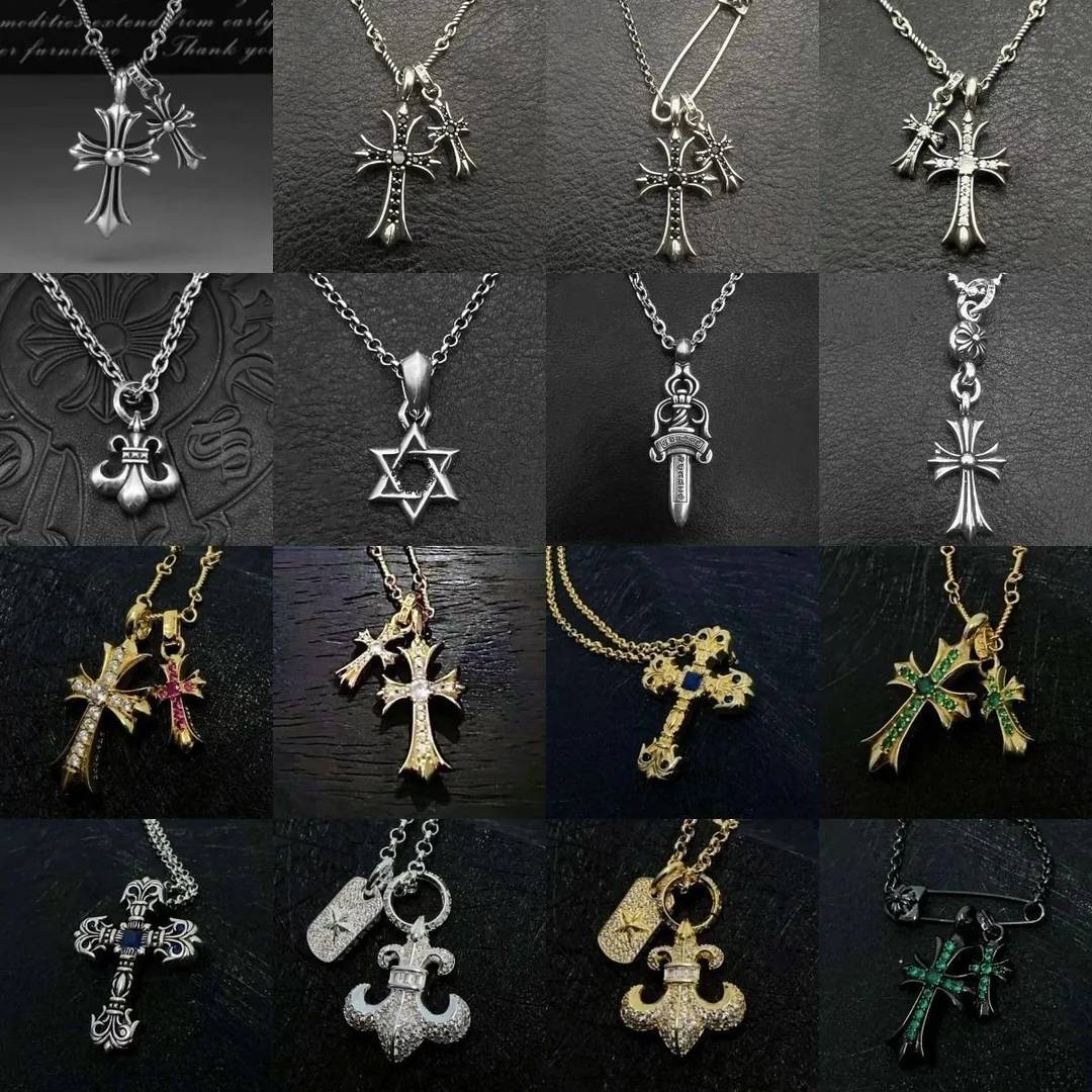 Chrome Hearts Cross Pendant Necklace