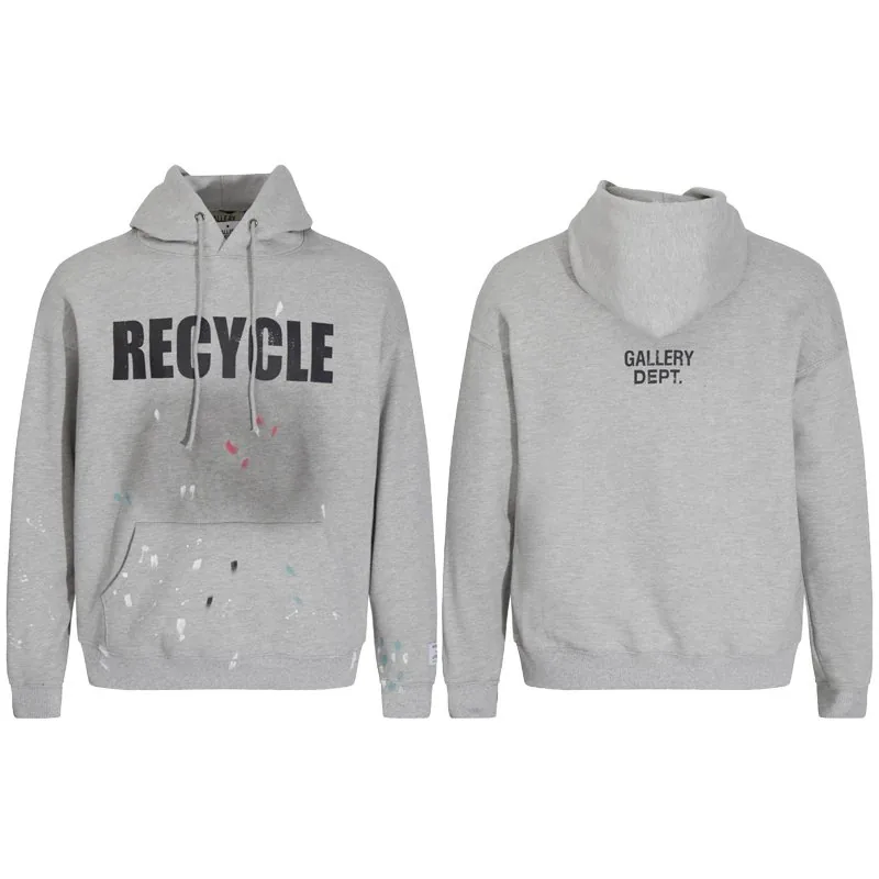 Print Hooded Hoodie — Photo 7