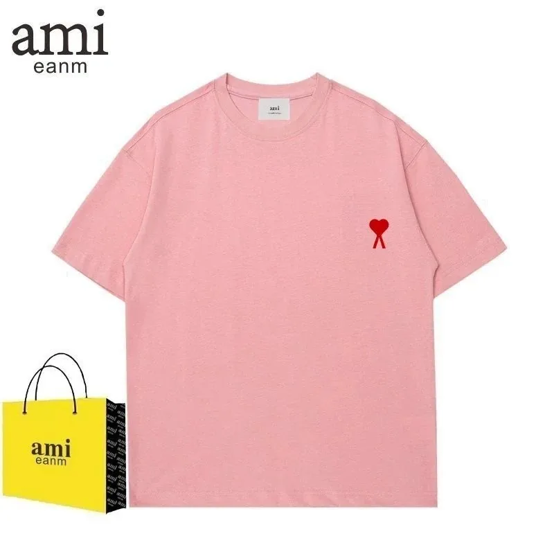 AMI Paris Heart Logo Polo Shirt and Tee Collection — QC