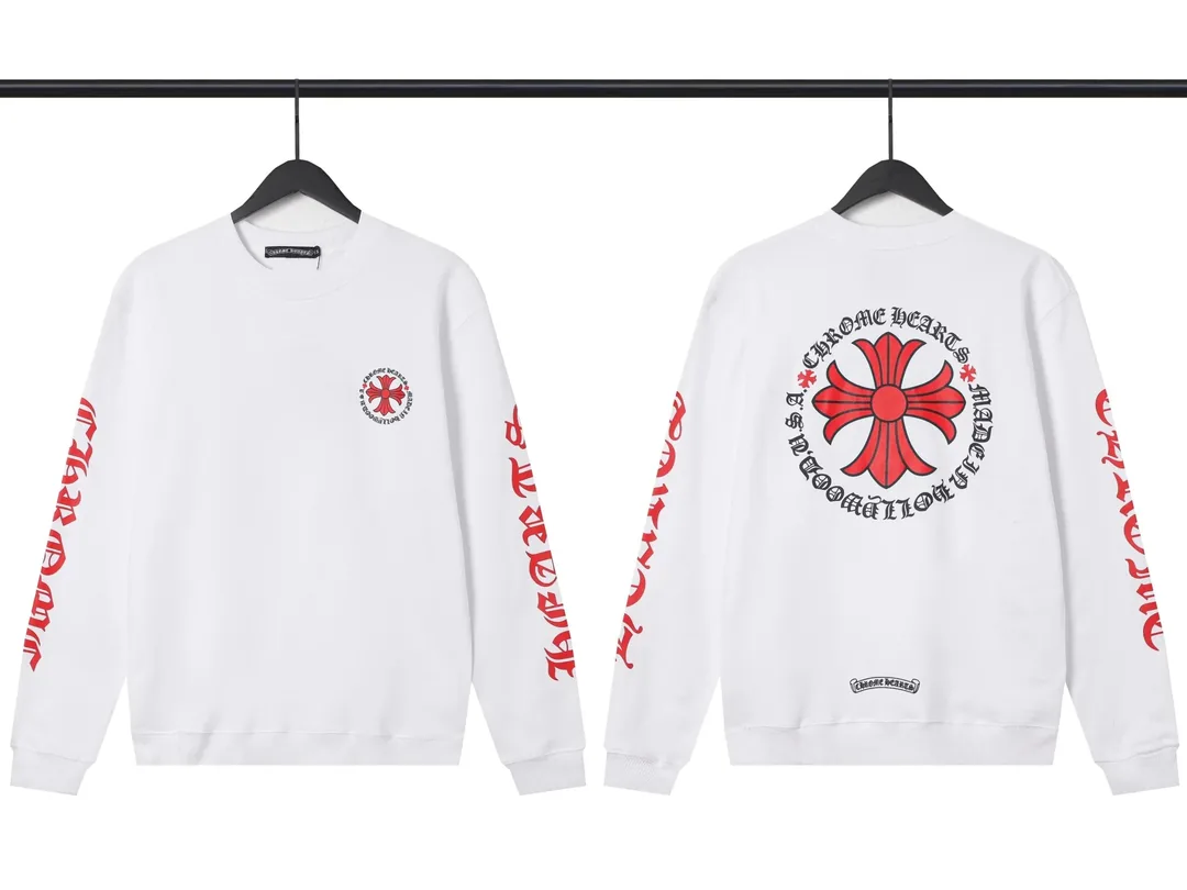Cross Print Crewneck Sweatshirt — Photo 6