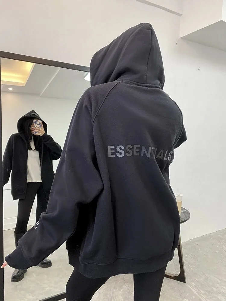 Essentials Hooded Zip Hoodie — Photo 5