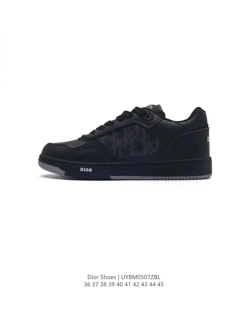 Dior B27 Grey Bee-Print Trainers — Photo 2