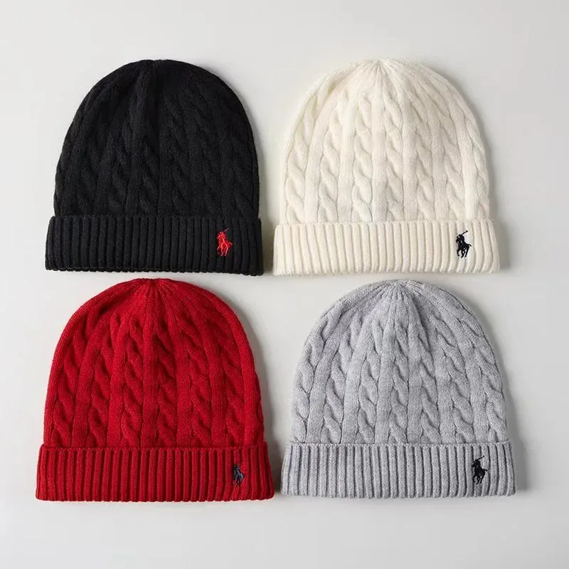 Wool Knit Beanie And Scarf