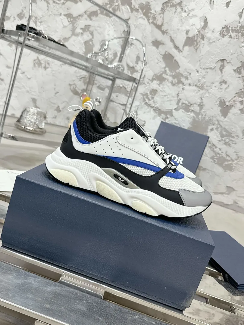Dior B22 Grey Low-Top Sneakers — Photo 4