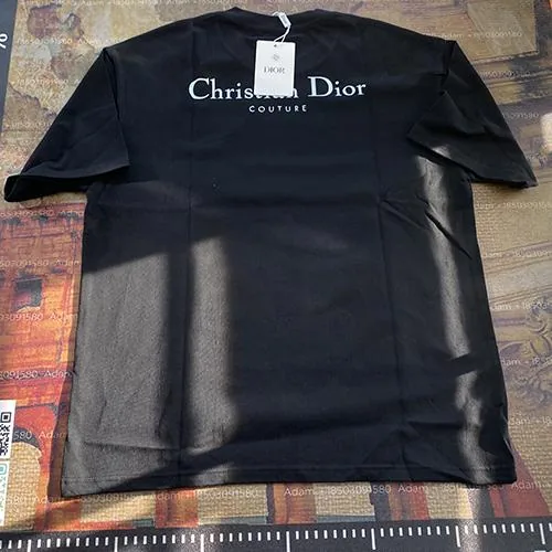 Christian Dior Couture Logo Black T-Shirt