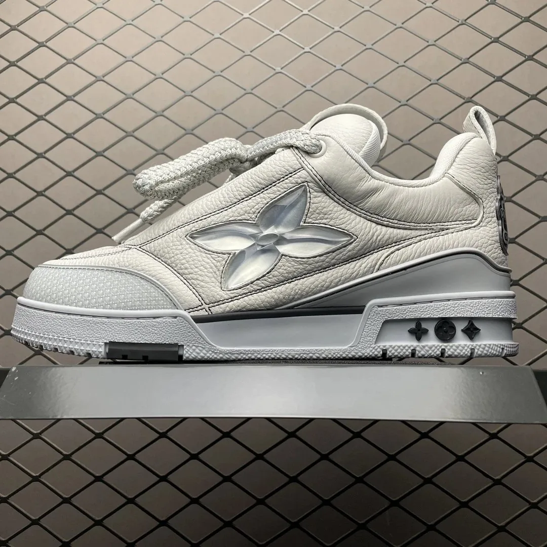 Louis Vuitton LV Trainer Black White Skate Shoes — photo 2