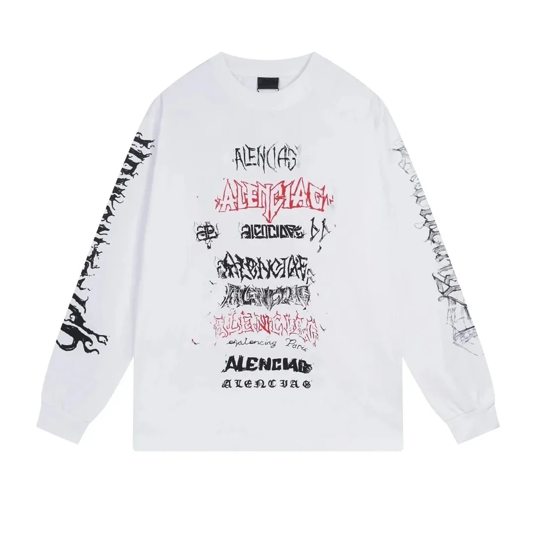 Balenciaga Dragon Year Print Long-Sleeve Tee — Photo 4