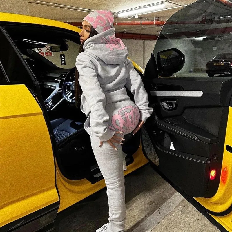 Oversized Hoodie And Sweatpants Set — Photo 3