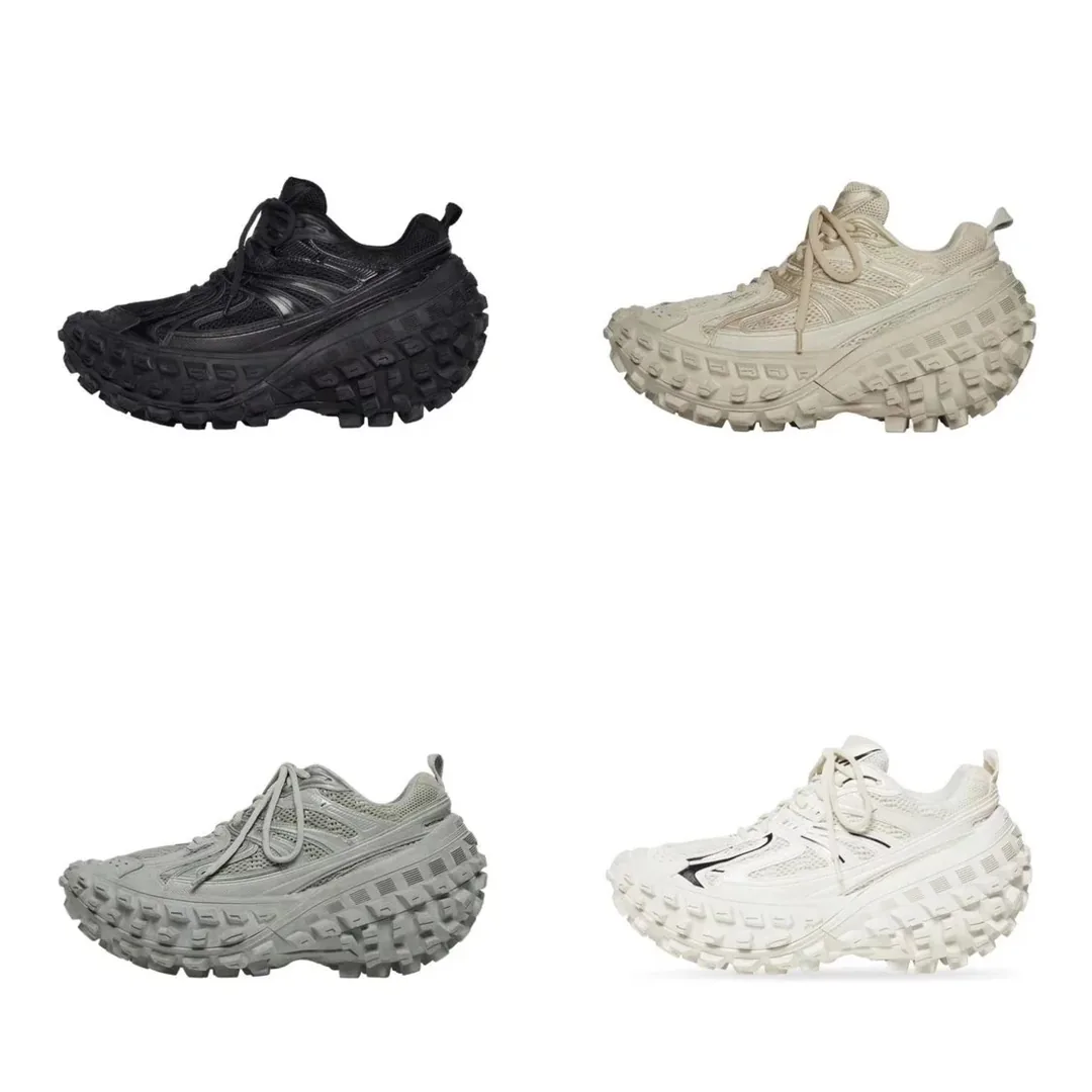 Balenciaga Defender White Sneakers — photo 2